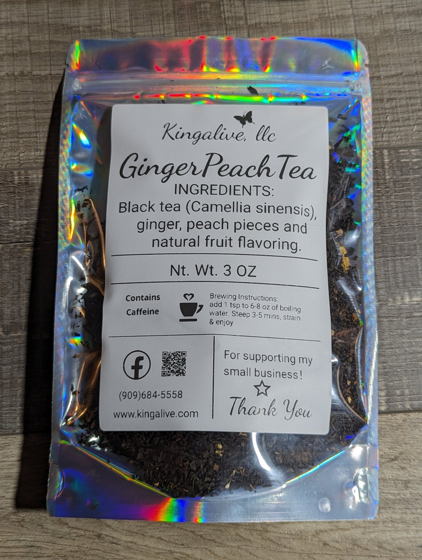 Ginger Peach Tea