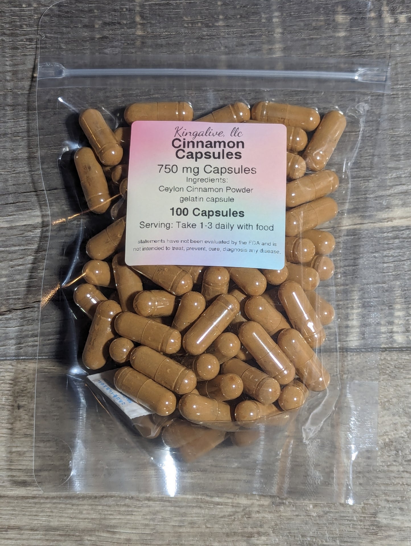 Cinnamon Capsules (Ceylon)