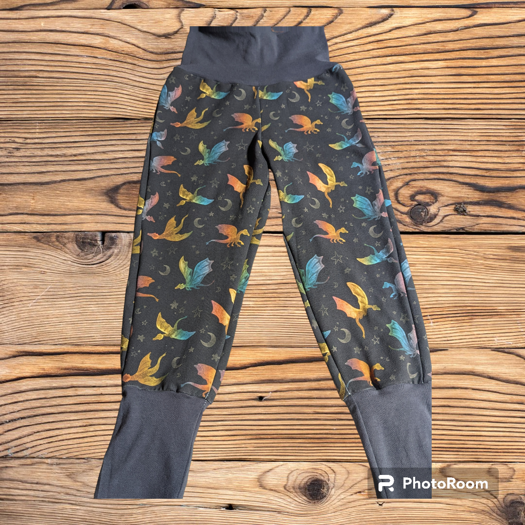 3-6y Slouchy Joggers Dragon Moon grow with me pant