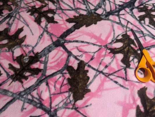 Pink Camo Fleece Cover